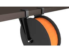 ikea-Regal-spool-Halter 3d Drucker - Zubehör filament spool holder hanger spool-Aufhänger spool-stand 3d print model - Mito3D