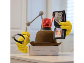 inspector gadget hat costume 3d print model - Mito3D