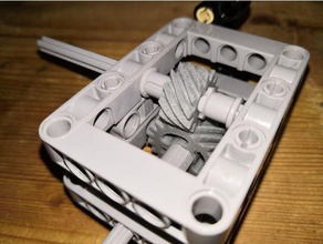 lego Stirnräder 45 Grad 20t 12t automotive 3d print model - Mito3D