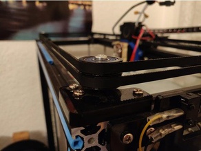 tronxy x5s belt pulley upgrade 608 3d printer parts bearing gt2 3d print model - Mito3D