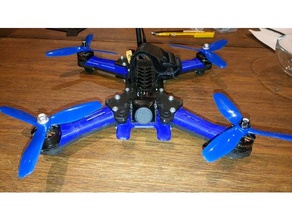 5 gerçek drone-6inch quadcopter rc araç inç 5inch drones drone yarış freestyle 3d print model - Mito3D