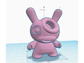 incroyable dunny mutant 3d de l'impression l'ours conejo figura figure jeu lapin jouet 3d print model - Mito3D