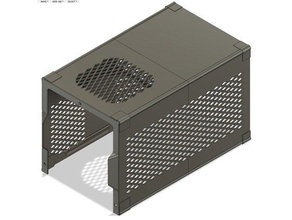 Sonett egfx breakaway-Kasten-Abdeckung groß gpus moar Luftstrom computer Fall egpu Gehäuse thunderbolt 3d print model - Mito3D