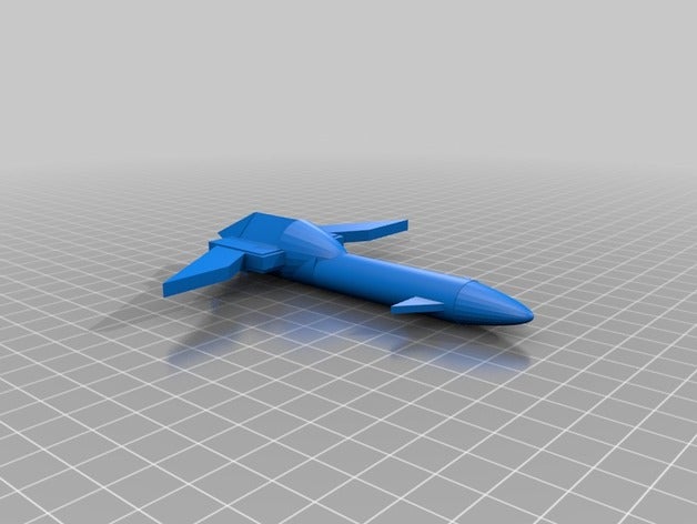 xf-67 araç uçak 3D print model - Mito3D