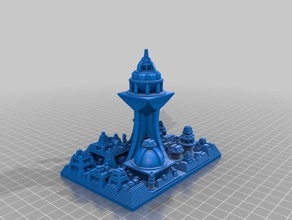 space cities math art customized 3d print model - Mito3D