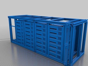 dual mainboard concept computer server rack 3d print model - Mito3D