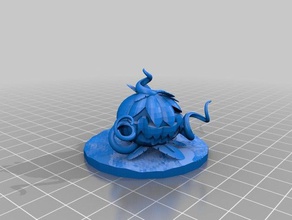 squashling-happy halloween 3d drucken 28 dungeons dragons mini der Miniatur miniaturen pathfinder rpg Tischplatte 3d print model - Mito3D