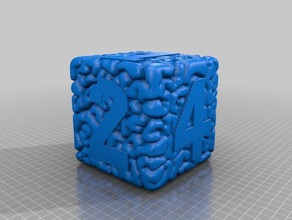 brainy dice toy game accessories cube 3d print model - Mito3D