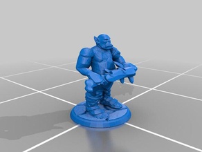 rpg en miniatura pack ogro ogros criaturas dd miniaturas las juego de 3d print model - Mito3D