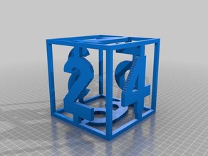 edge-Würfel 3d print model - Mito3D