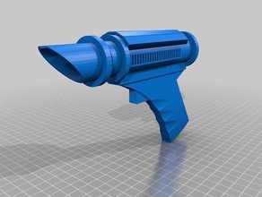 terran federation s4 pistol b7 props blakes 7 3d print model - Mito3D