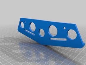 backlight hanger rails sub brackets termin8tor dlp printer 3d parts 3d print model - Mito3D