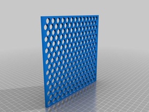 a nido d'ape di ingegneria i fori galleria del vento 3d print model - Mito3D