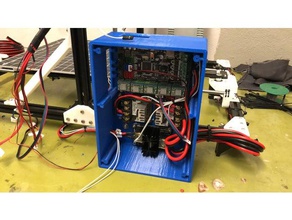 board case mks gen v1 triple mosfet fan 3d printer parts flsun i3 3d print model - Mito3D