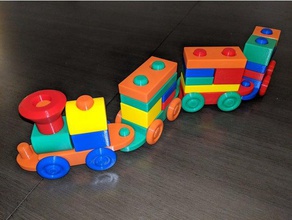 impilamento blocchi giocattolo treno mk3 i giocattoli giochi di costruzione bambini nsfw stackblocktrain 3d print model - Mito3D