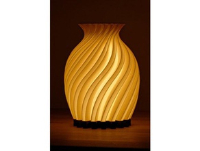 spiral lamp decor 3d print model - Mito3D