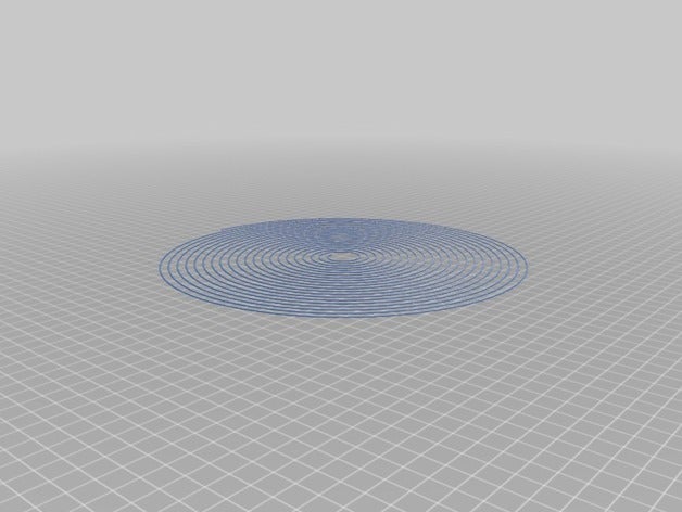 my customized spiral bed level test 245mm 3d printing tests 3D print model - Mito3D