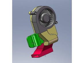 support ventilateur pour geeetech i3 3d Drucker Teile i3-fan pro 3d print model - Mito3D