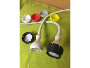 atenuador de lámpara la mesita ikea jansj&ouml los hogares suministros diffuseur 3d print model - Mito3D