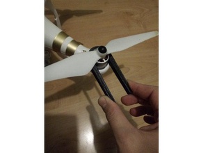 phantom 3 propeller removal clamp rc vehicles dji dsm2 spare part tool 3d print model - Mito3D