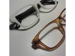 Brille Rahmen Brillen 3d print model - Mito3D