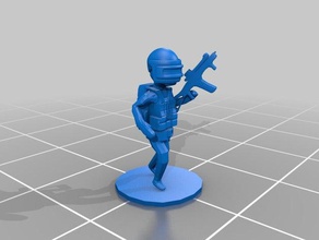 pubg chibi character 3d printing chicken dinner mobile 3d print model - Mito3D