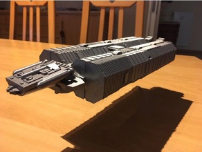 geminon Frachter galactica bunt zusammengewürfelte Flotte Fahrzeuge battlestar bsg tos gemini nsfw 3d print model - Mito3D