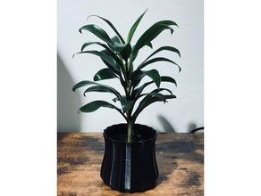 plant pot cover 1 household vase 3d print model - Mito3D