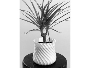 Pflanzen-übertopf 3 Haushalt vase 3d print model - Mito3D