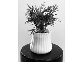 plant pot cover 6 household vase 3d print model - Mito3D