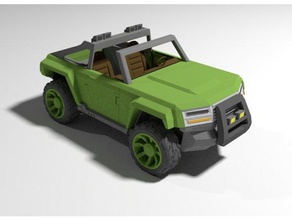 118 escala jeep vsv variable de apoyo del vehículo 2 puertas modelo base los vehículos 3d print model - Mito3D