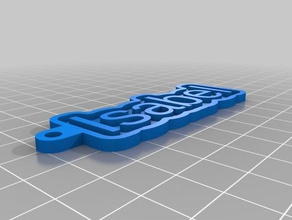isabel llavero Schlüsselanhänger angepasst 3d print model - Mito3D