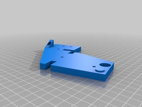 anet a6 upper frame brace extruder mount 3d printer parts upgrade bracket fix support 3d print model - Mito3D