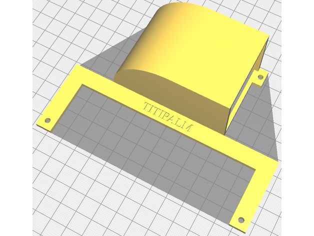 alfawise sub-20 do fluxo de ar defletor para trás v21 3d a impressora os acessórios Impressora deflecteur dair 3D print model - Mito3D