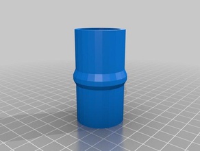 vuoto adattatore per tubo da 32 mm famiglia forniture 3d print model - Mito3D