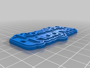 kassidy hughes keychains customized 3d print model - Mito3D