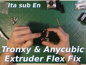 extruder flex fix guide tronxy anycubic brands 3d printing i3 mega kossel c5 x3 x3s x5s 3d print model - Mito3D