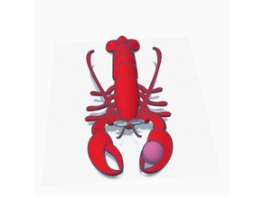 influência creamster 3d impressão A barra animais garras óculos de proteção legal caranguejo criaturas engraçado gelado idéia as pernas lagosta 3d print model - Mito3D