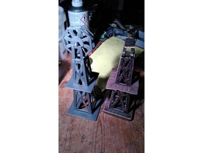 tower buildings structures 40k gorkamorka orks 3d print model - Mito3D