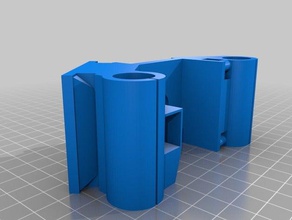 anet e3d corps 161 mm de l'imprimante extrudeuses 3d print model - Mito3D