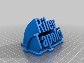 riley tapolci office customized 3d print model - Mito3D