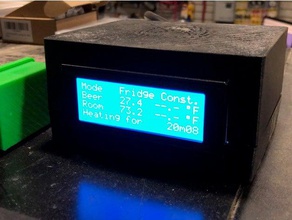 esp8266 brewpi display box spina usa elettronica 3d print model - Mito3D