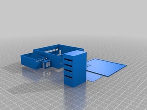 estacion bomberos İtfaiye istasyonu ölçek 3d baskı 3d print model - Mito3D