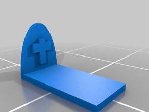 las lápidas de cementerio lapida 3d impresión 3d print model - Mito3D