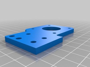 tronxy x1 axis motor bracket 3d printer parts 3d print model - Mito3D