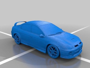 dodge neon srt4 fixe automobile 3d print model - Mito3D