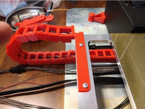 printrbot simple metallo riscaldato v2 cavo catena di clip 3d stampa 3d print model - Mito3D