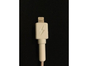 lightning cable mobile phone 3d printer apple protection charger insert iphone smartphone 3d print model - Mito3D