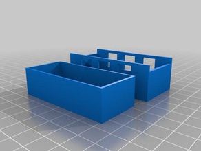 boîte de cas aws iot bouton ziptie trous montage modèle meubles 3d print model - Mito3D