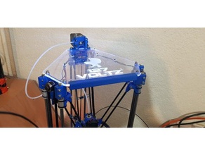 led titular rostock mini impressora 3d delta partes 3d print model - Mito3D